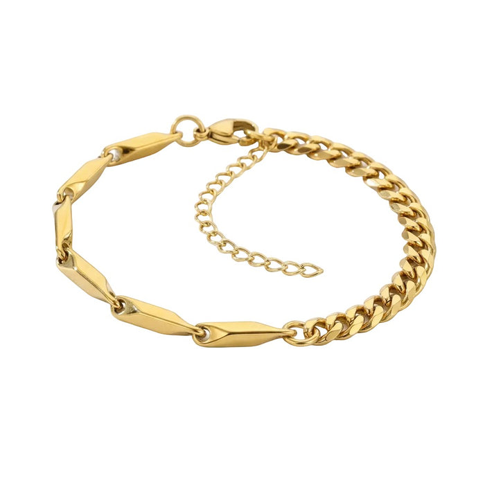 Zenith Link Fusion Bracelet in 18K gold PVD-plated finish, product shot on white background