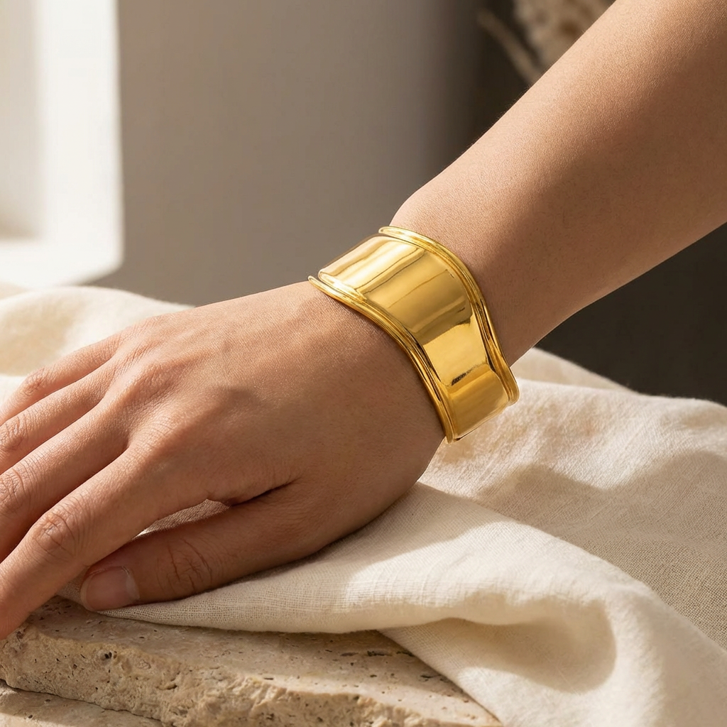 Sol Wave Cuff Bracelet