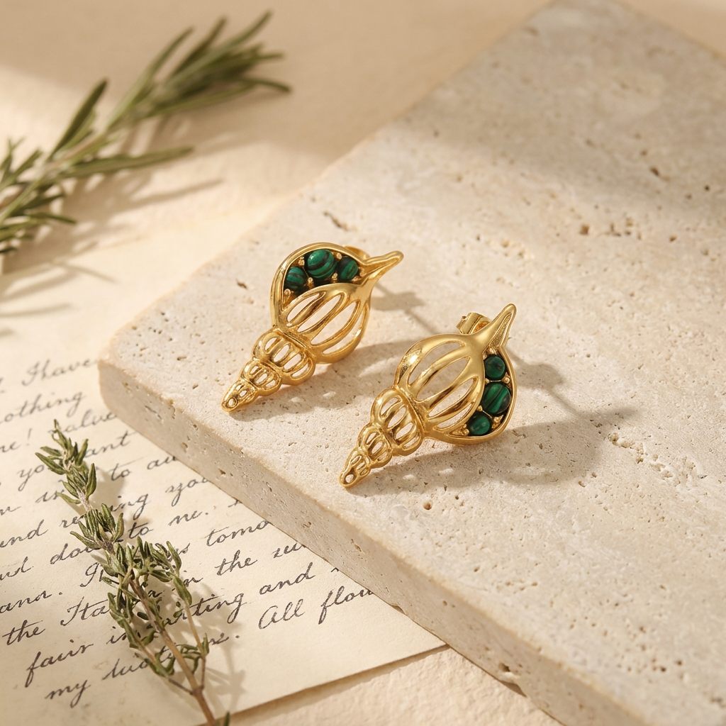 Nora Conch Studs
