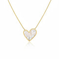 Seraphine Pearl Heart Necklace