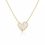 Seraphine Pearl Heart Necklace