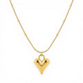 Lena Puff Heart Necklace