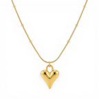 Lena Puff Heart Necklace