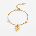 Lena Puff Heart Bracelet