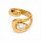 Luz Halo Open Ring