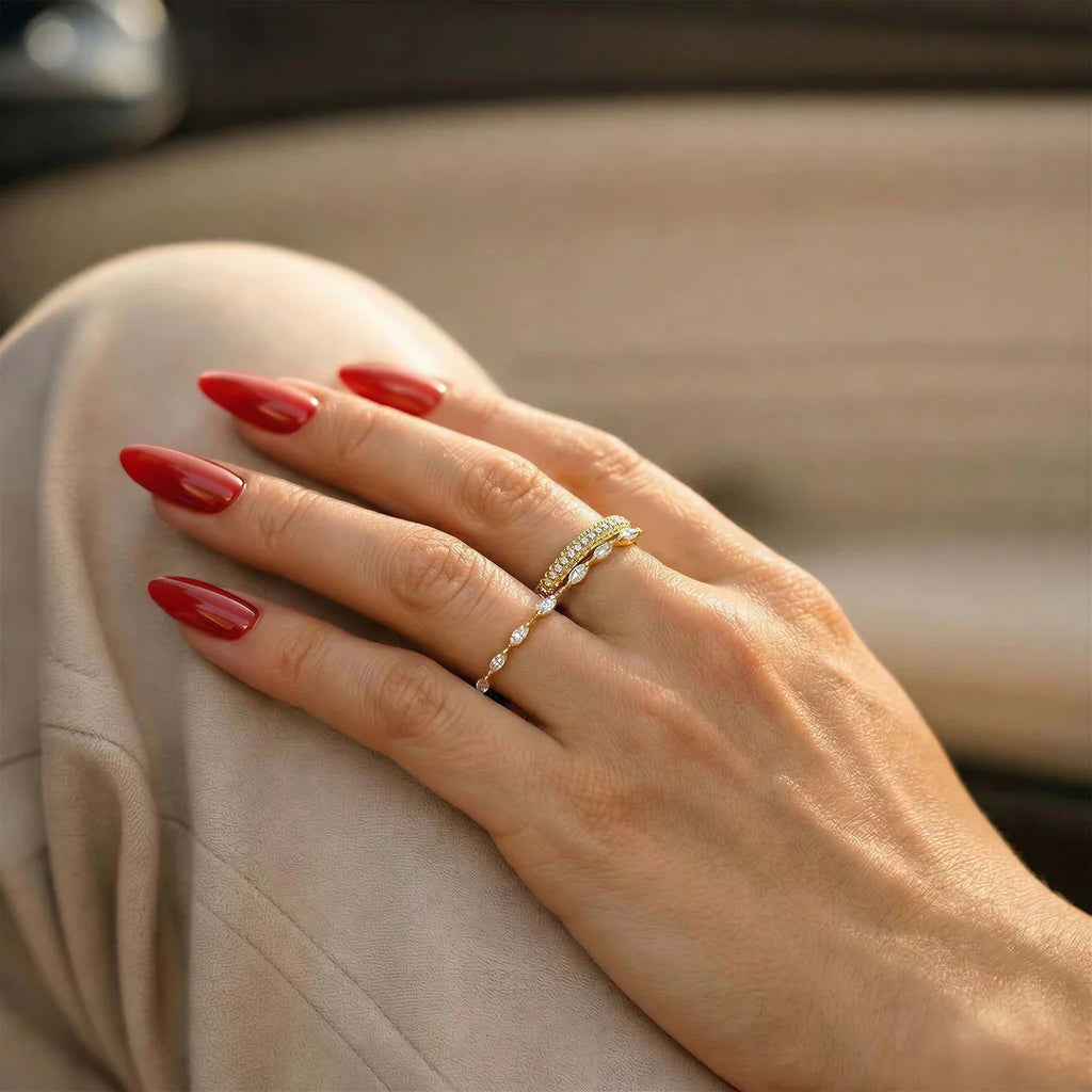 Camille Gleam Ring Set