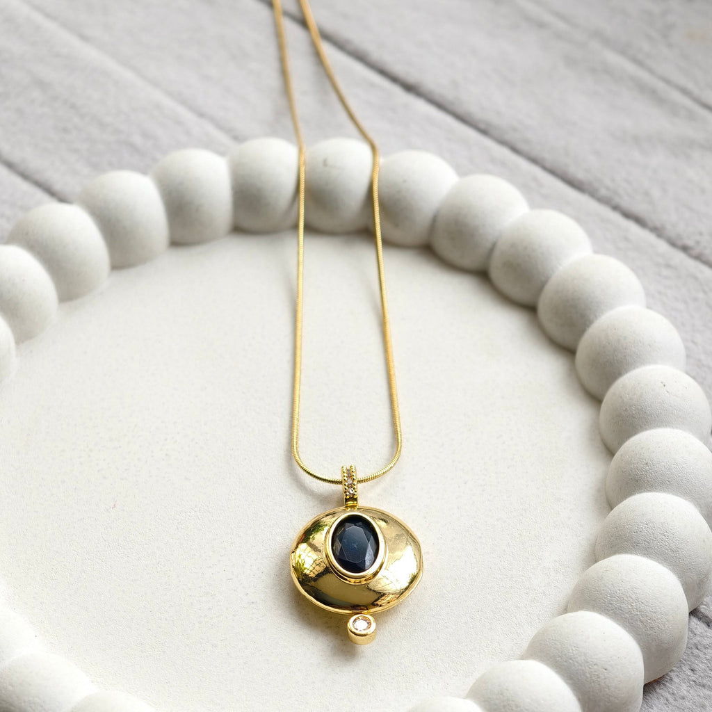Luna Orbit Locket Necklace