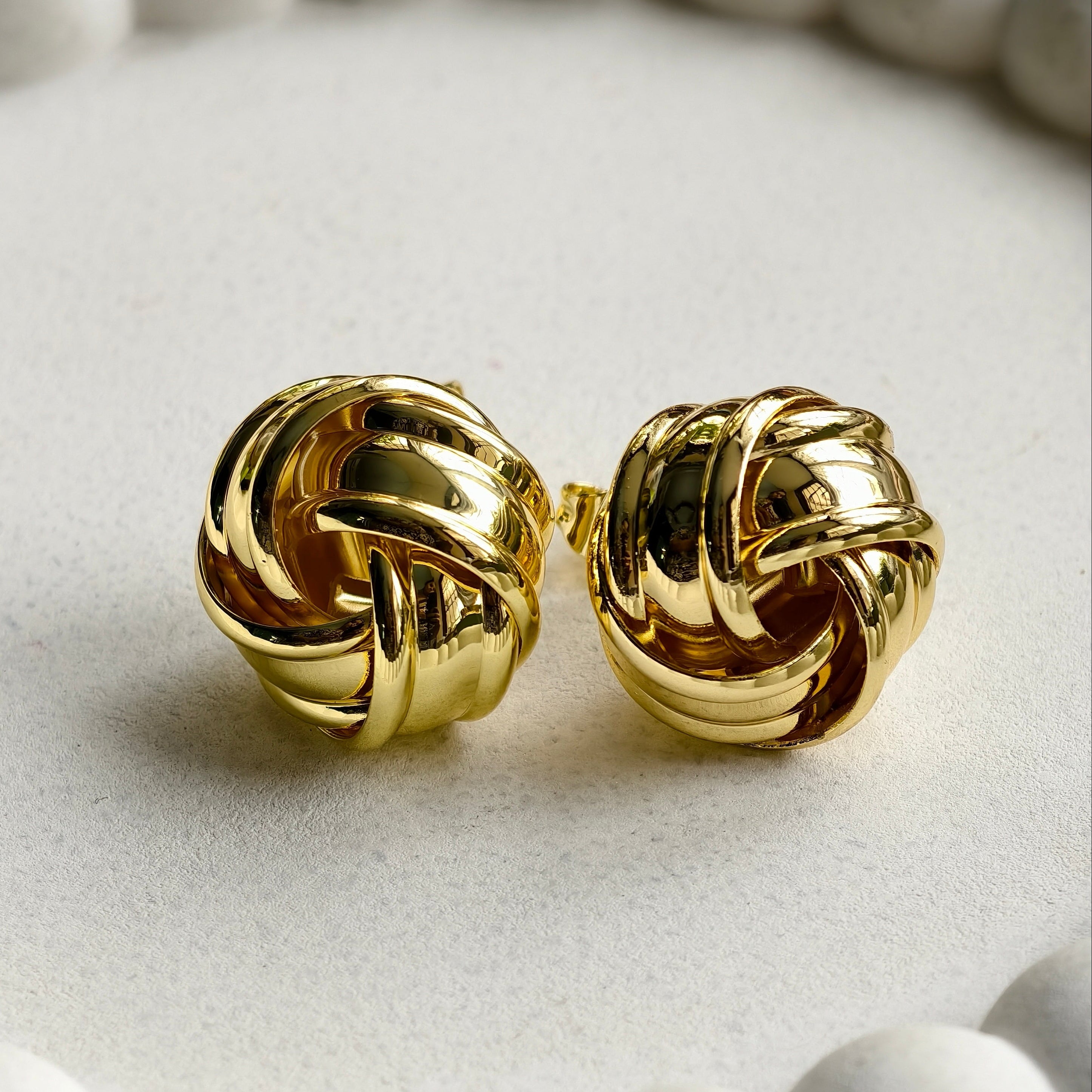 Nova Gloss Knot Earrings