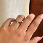 Grace Floral Zircon Ring
