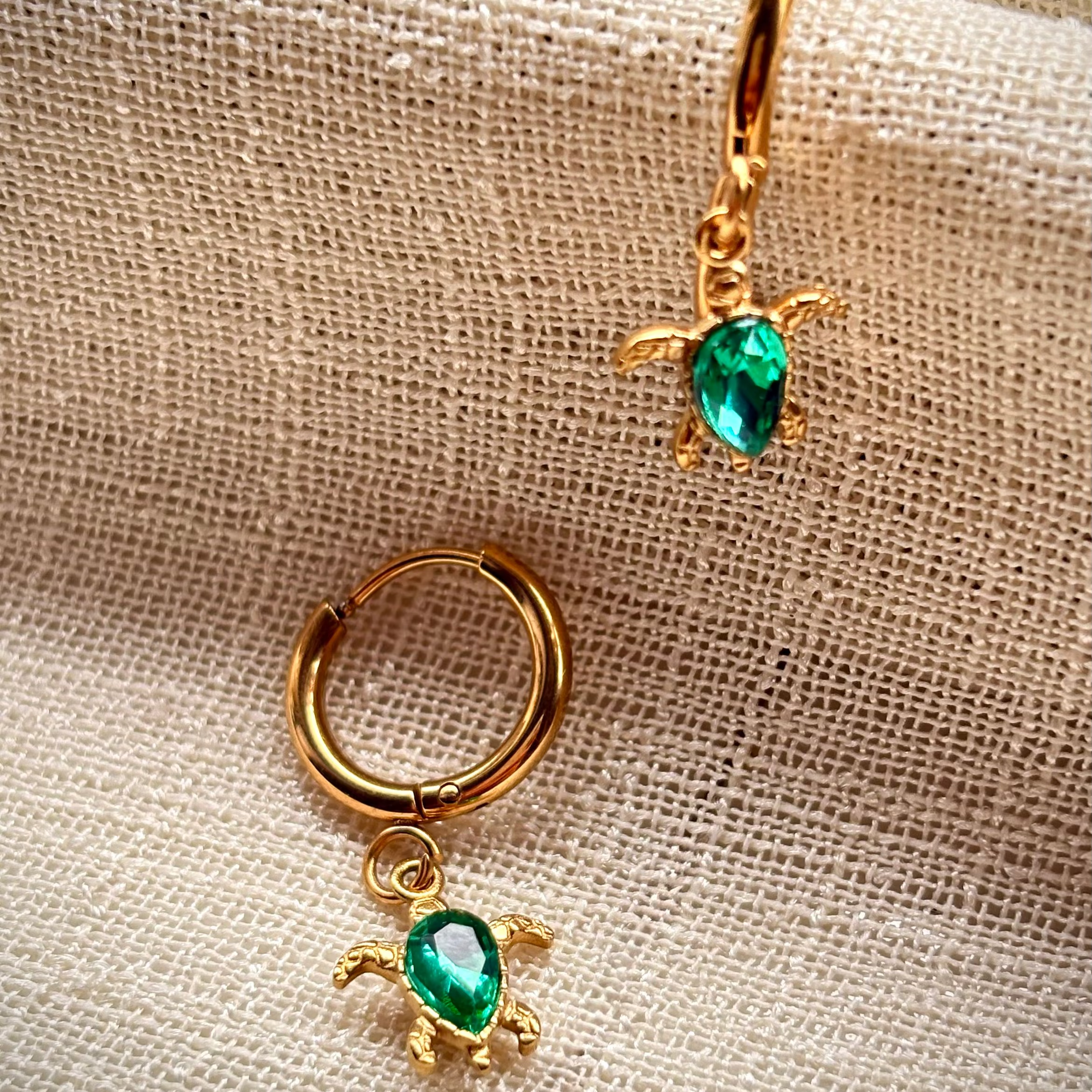 Marina Turtle Earrings