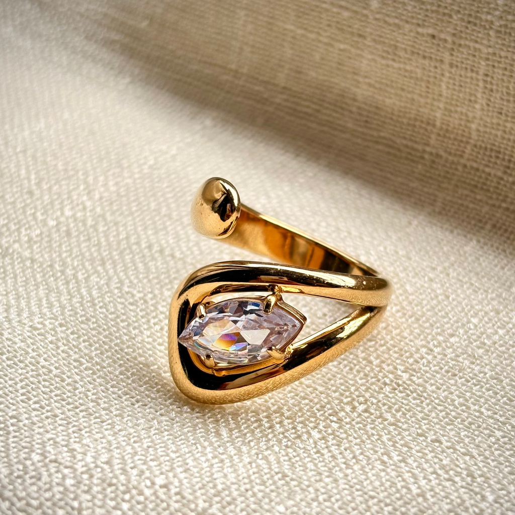 Zaria Sculptural Open Ring
