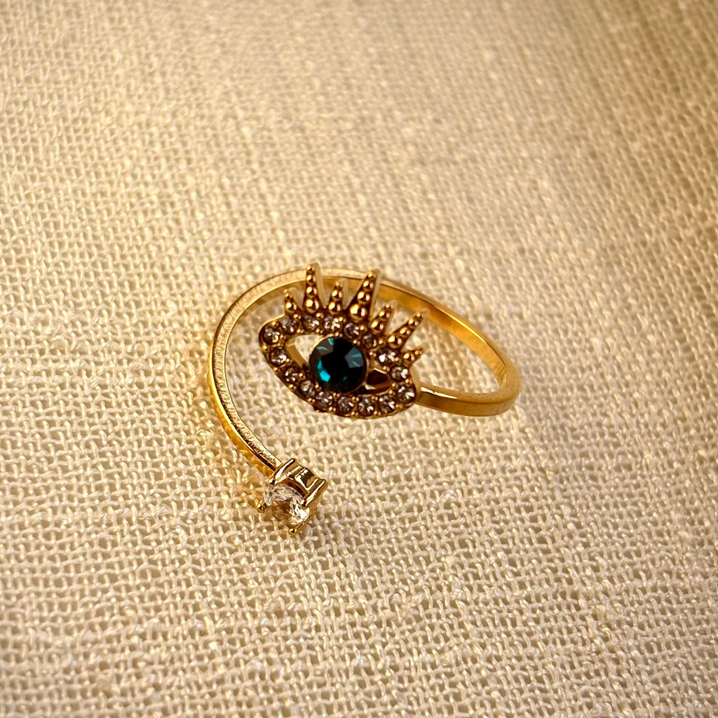 Anaya Devil’s Eye Open Ring