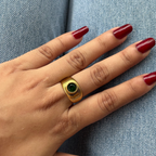 Evelyn Trillion Cut Open Ring