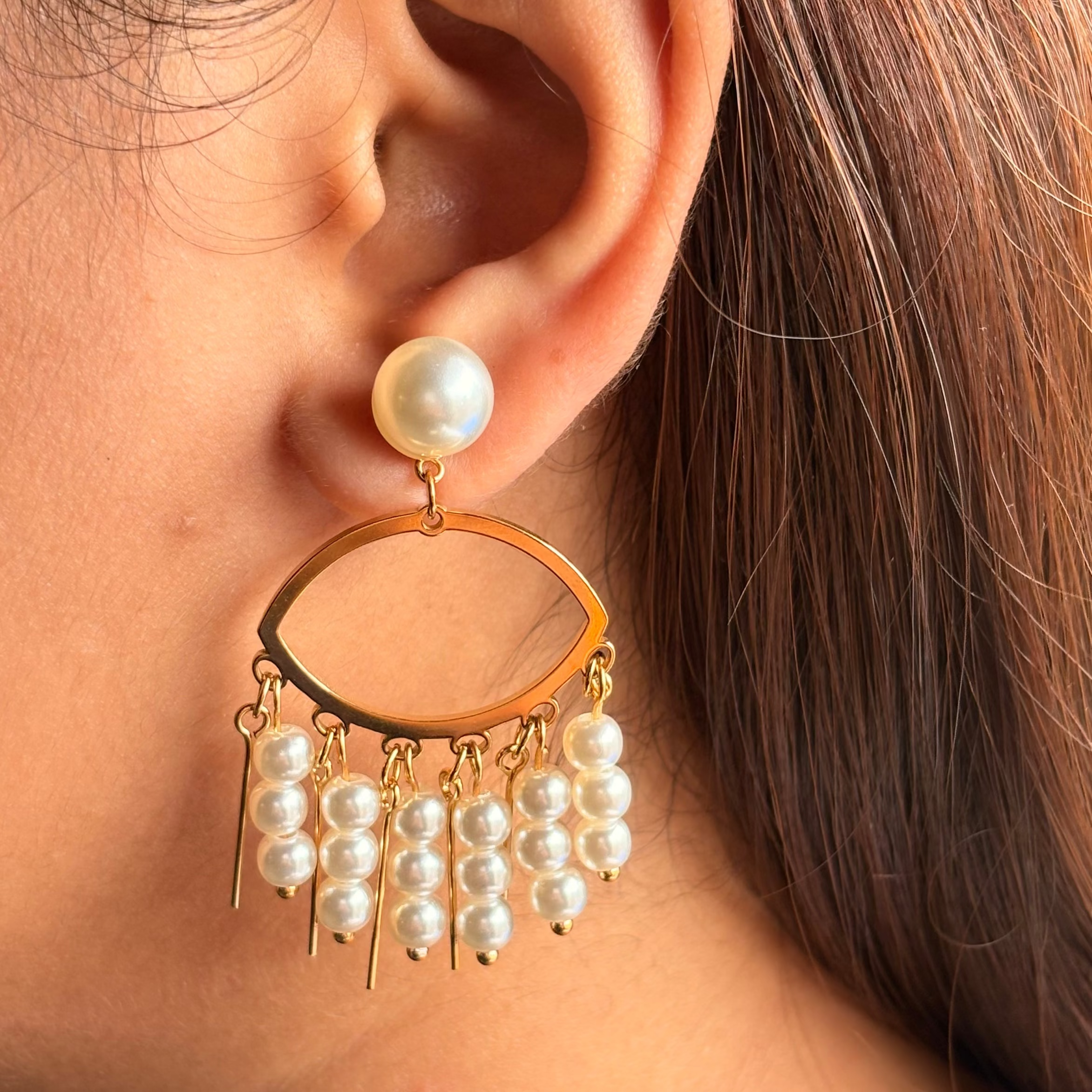 Luna Pearl Drop Earrings
