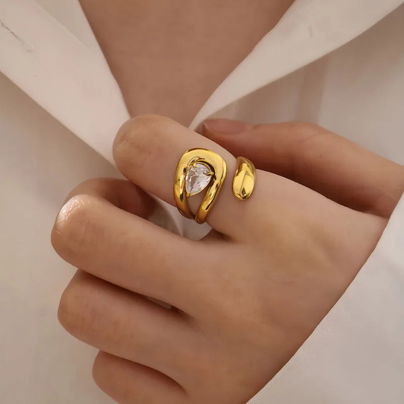 Luz Halo Open Ring