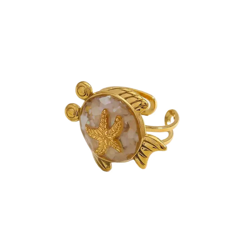 Mira Starfish Open Ring