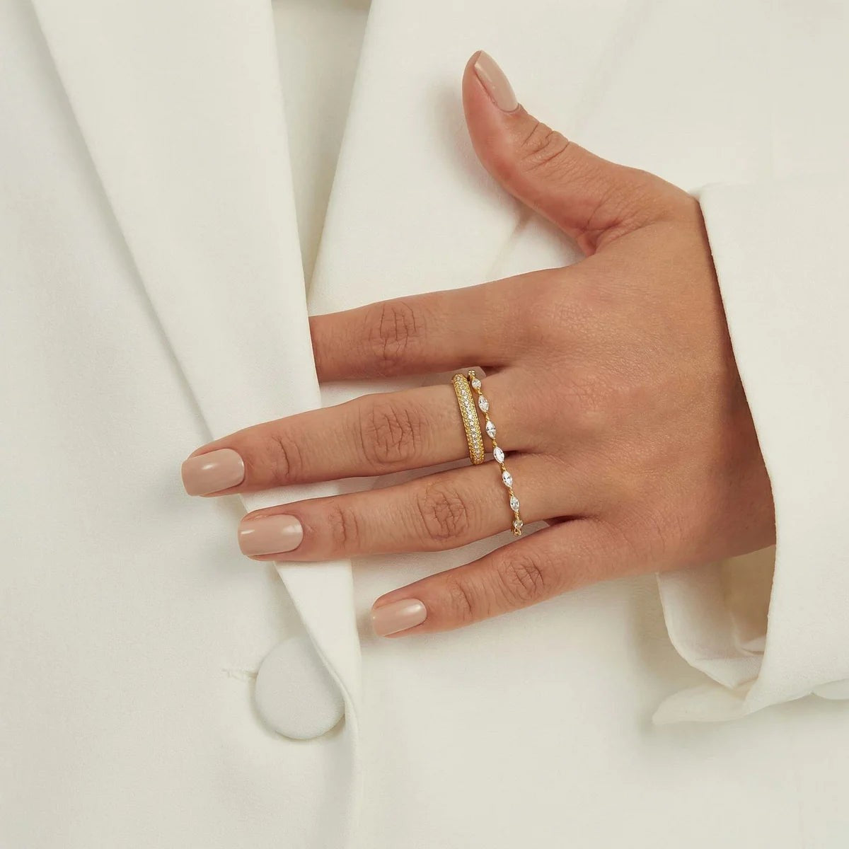 Camille Gleam Ring Set