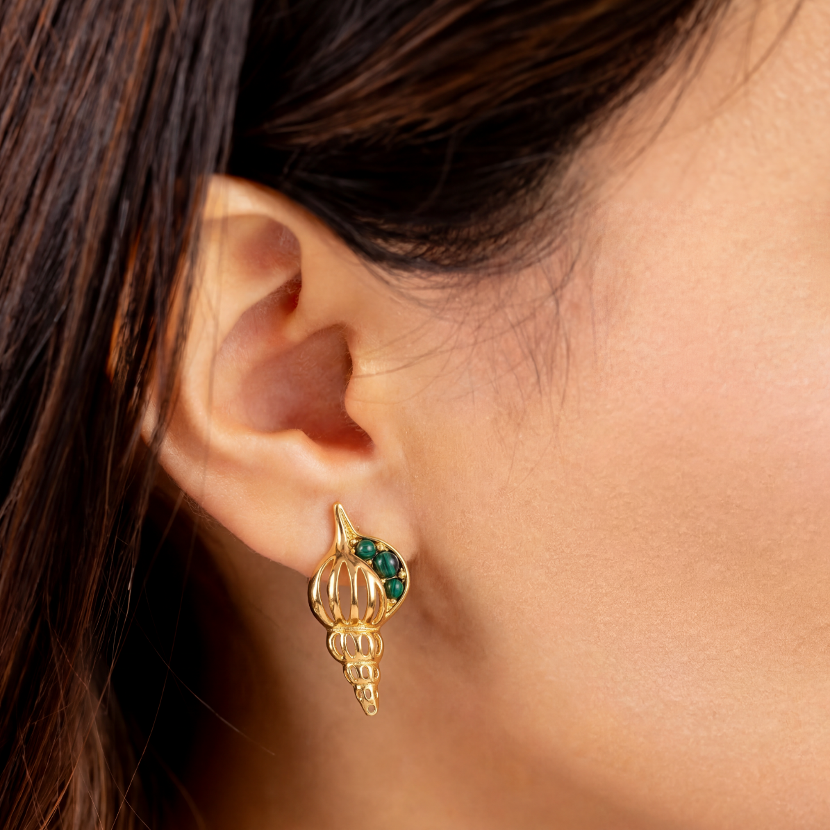 Nora Conch Studs