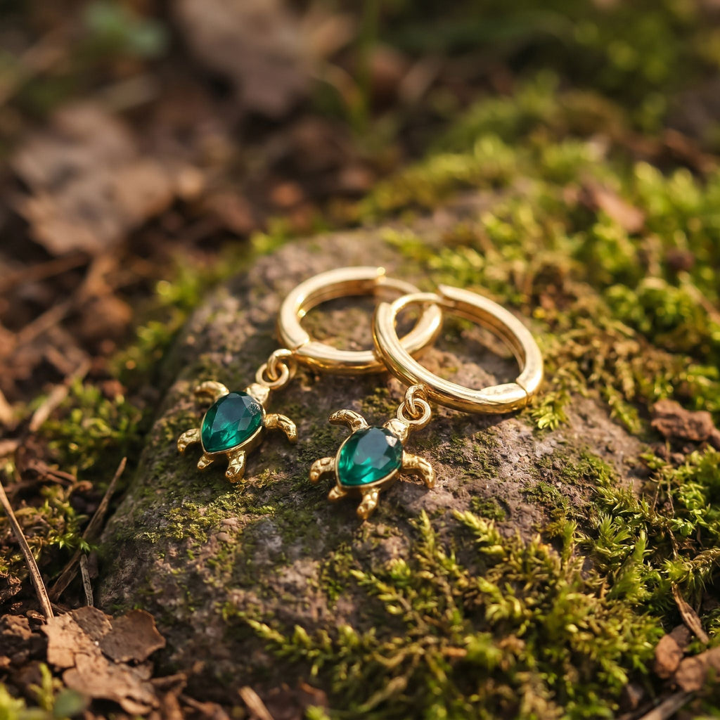 Marina Turtle Earrings