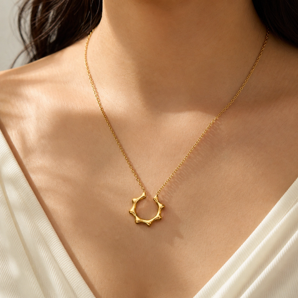 Ritika Sun Pendant Necklace