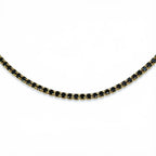 Celeste Crystal 4 in 1 Choker Necklace, close-up of the stone detail