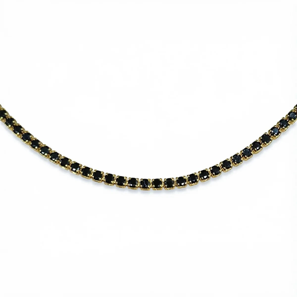 Celeste Crystal 4 in 1 Choker Necklace, close-up of the stone detail
