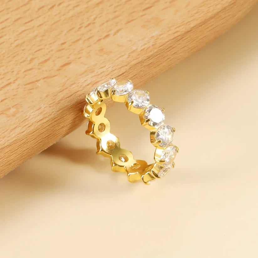 Ivy White Stone Band, styled flat lay