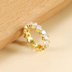 Ivy White Stone Band, styled flat lay