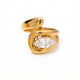 Zaria Sculptural Open Ring