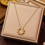 Ritika Sun Pendant Necklace – 18K gold-plated necklace, view 3